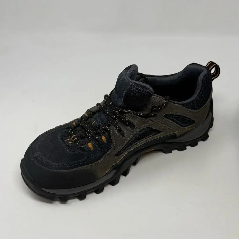 Timberland Pro Mudsill Steel Toe Work Shoes Mens 7.5 Blue Gray Suede Lace Up